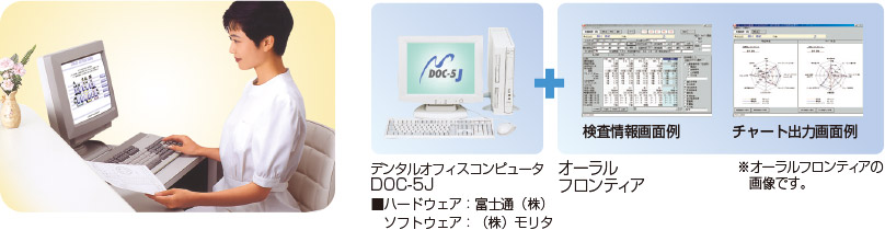 デンタルオフィスコンピュータ DOC-5J [ハードウェア：富士通（株）/ ソフトウェア：（株）モリタ]　／　オーラルフロンティア